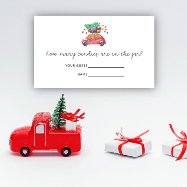 Winter car guess how many candies  enclosure card (Creator Uploaded)