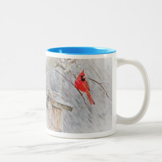 Winter Cardinal Mug (Right)