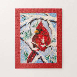 Winter Cardinal Puzzle