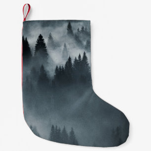 Winter Carpathian: Sunrise Mountain Landscape Small Christmas Stocking