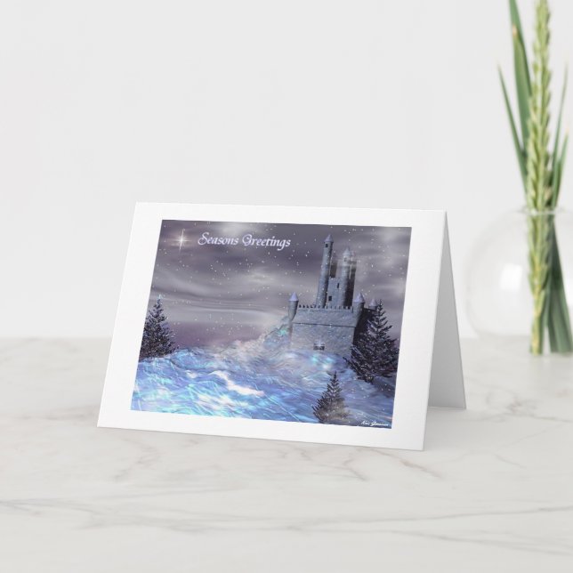 Winter Castle Holiday Card (Front)