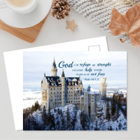 Winter Castle, psalm 46 1-2 Bible Verse