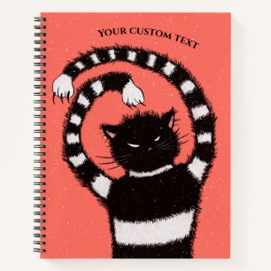 Winter Cat Lover Notebook