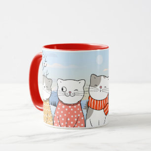 Winter Cats Mug
