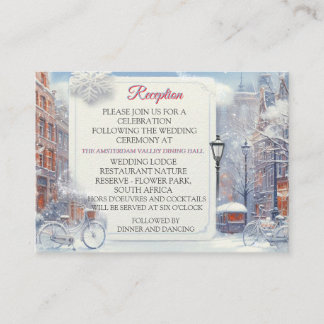 Winter Celebrations in Amsterdam Enclosure Card