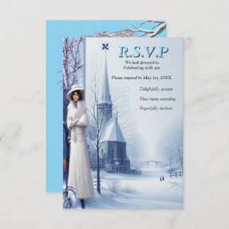 Winter Celebrations in Amsterdam RSVP Card