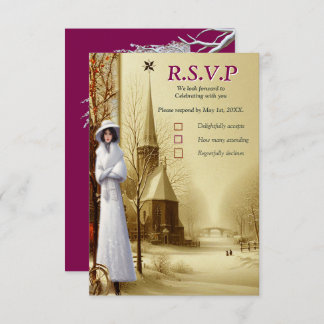 Winter Celebrations in Amsterdam RSVP Card