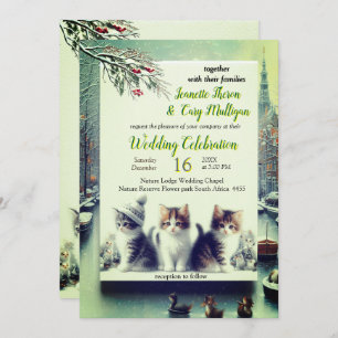 Winter Celebrations in the Snow, or in the Sun. Invitation