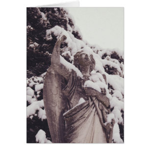 Winter Cemetery Angel
