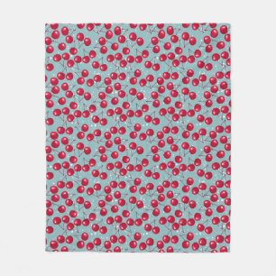 Winter cherry.  fleece blanket