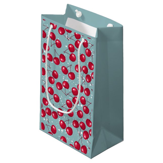 Winter cherry.  small gift bag (Front Angled)