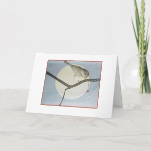 Winter Chickadee Card