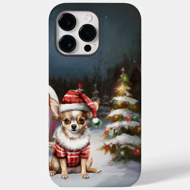 Winter Chihuahua Caravan Christmas Adventure  Case-Mate iPhone Case (Back)
