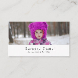Winter Child, Babysitter, Daycare, Nursery Business Card