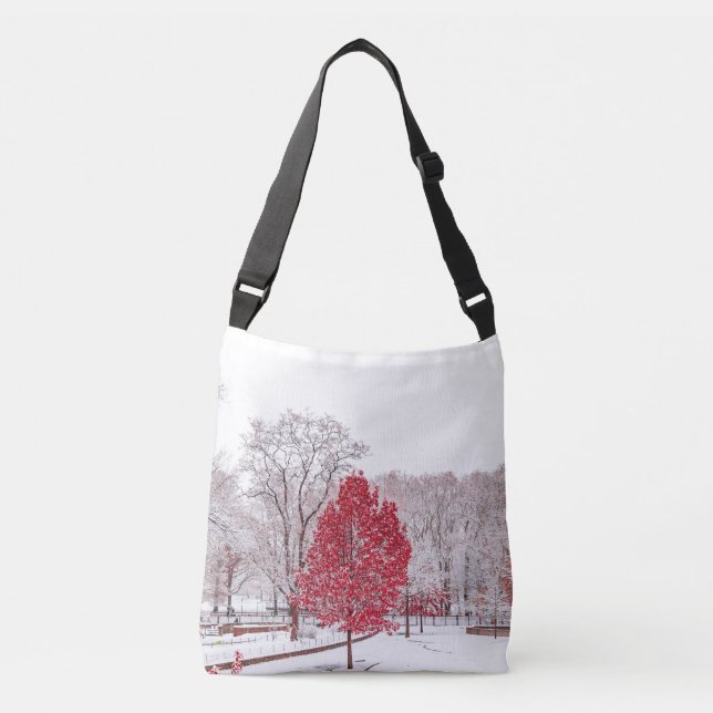 winter christmas 89 crossbody bag (Front)