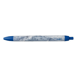 winter christmas 90 black ink pen