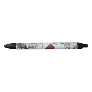 winter christmas 99 black ink pen