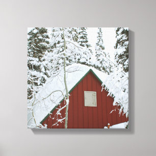 winter christmas 99 canvas print