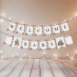 Winter Christmas Baby Shower Bunting Banner<br><div class="desc">Elevate your baby shower celebration with our charming bunting banners! Perfect for adding a festive touch to any venue, these beautifully designed digital files can be customised to match your theme. Whether you’re welcoming a baby boy or girl, our bunting banners are easy to print and assemble, making them a...</div>