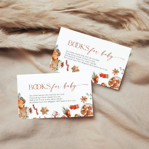 Winter Christmas Books for baby Enclosure Card