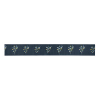 Winter Christmas Botany Bouquet Grosgrain Ribbon