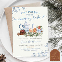 Winter Christmas Chinoiserie Baby Shower Tea Party