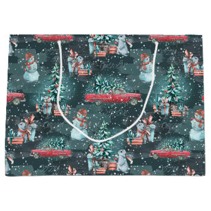 Winter Christmas Cosy Medium Gift Bag