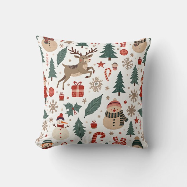 Winter Christmas Cushion (Front)