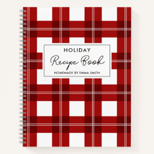 Winter Christmas Holiday Recipe Book