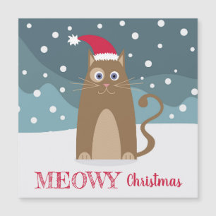 Winter christmas holidays santa cat pet animal 