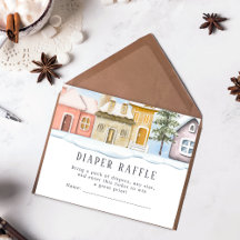 Winter Christmas It takes a Village Baby Shower