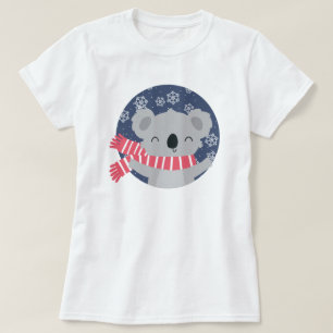 Winter Christmas Koala Bear T-Shirt
