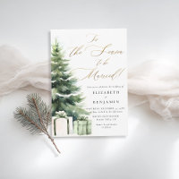 Winter Christmas Married Season Elegant Wedding