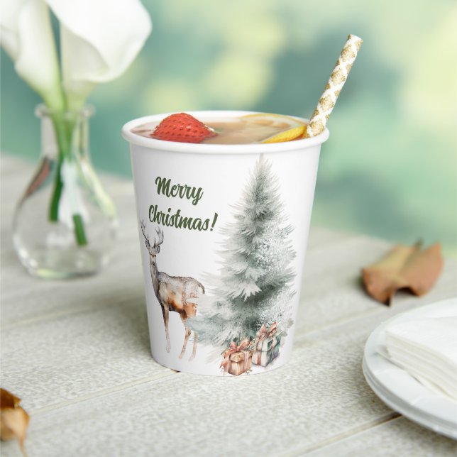 Winter Christmas Paper Cup (Insitu)