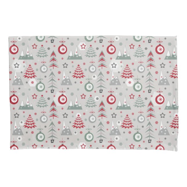 Winter Christmas pattern. Pillowcase (Front)
