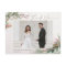 Winter Christmas Romantic Wedding Photo Thank You