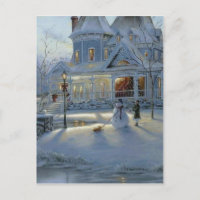 Winter Christmas Snow Scene