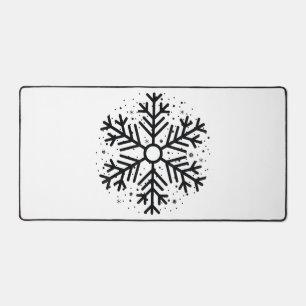 Winter Christmas Snowflake Matching Group Holiday Desk Mat