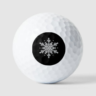 Winter Christmas Snowflake Matching Group Holiday Golf Balls