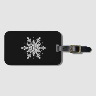 Winter Christmas Snowflake Matching Group Holiday Luggage Tag