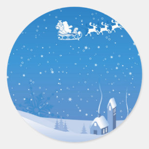 Winter Christmas Sticker