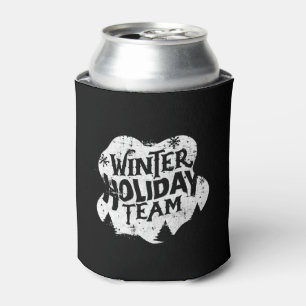 Winter Christmas Team Can Cooler