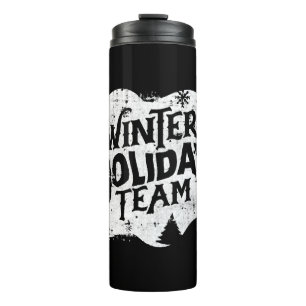 Winter Christmas Team Thermal Tumbler