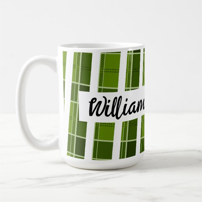 winter christmas tree coffee mug (Left)