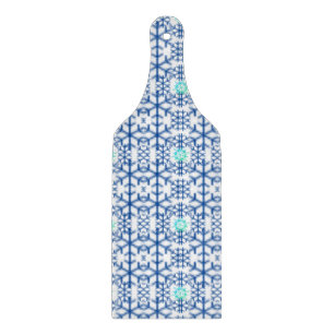 WINTER Christmas wine glass paddle cutting board 