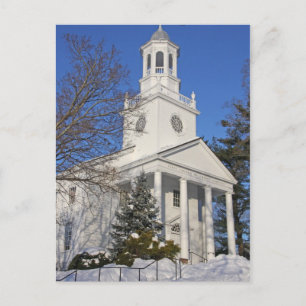 Winter Church Postcard