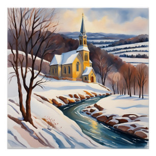 Winter Church Poster