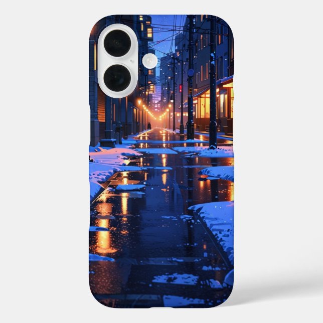 Winter City Night Case-Mate iPhone Case (Back)