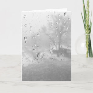 winter city window holiday card