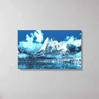 Winter Cliffs Canvas Print